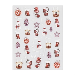 Julemotiver klistermærker, SW0-47, CNB